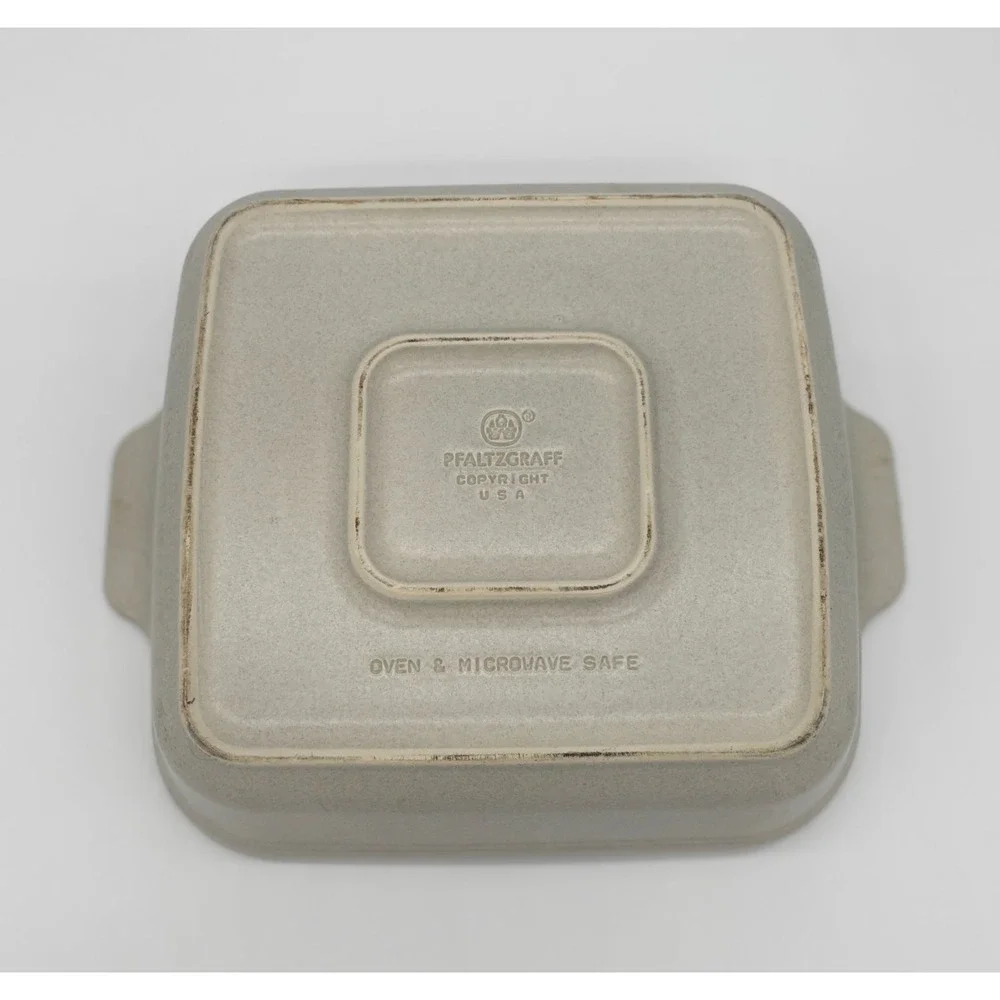 Pfaltzgraff Yorktowne 2‑Quart Square Baker Dish #237 Stoneware Casserole Dish 8